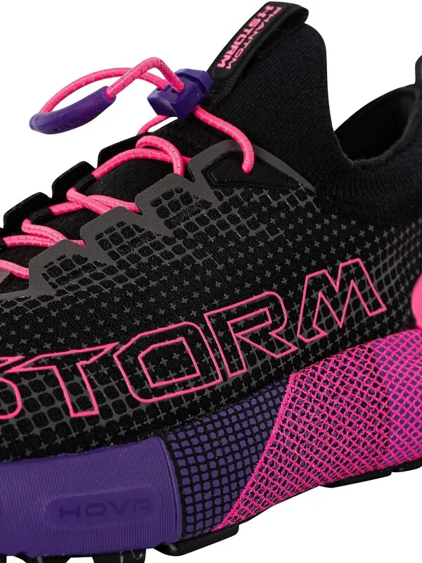 Under Armour HOVR Phantom 3 SE Storm Trainers - Black / Metro Purple