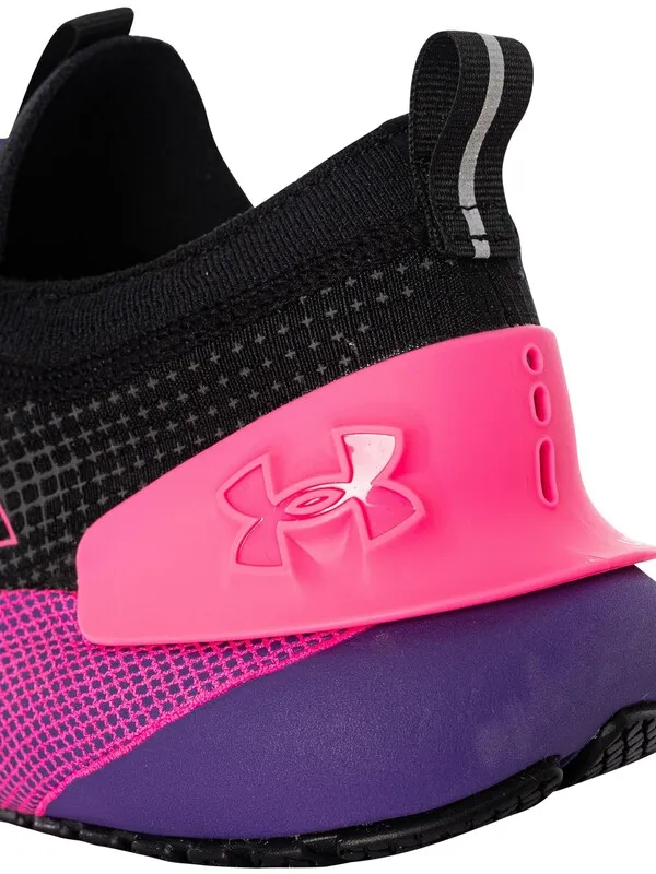 Under Armour HOVR Phantom 3 SE Storm Trainers - Black / Metro Purple