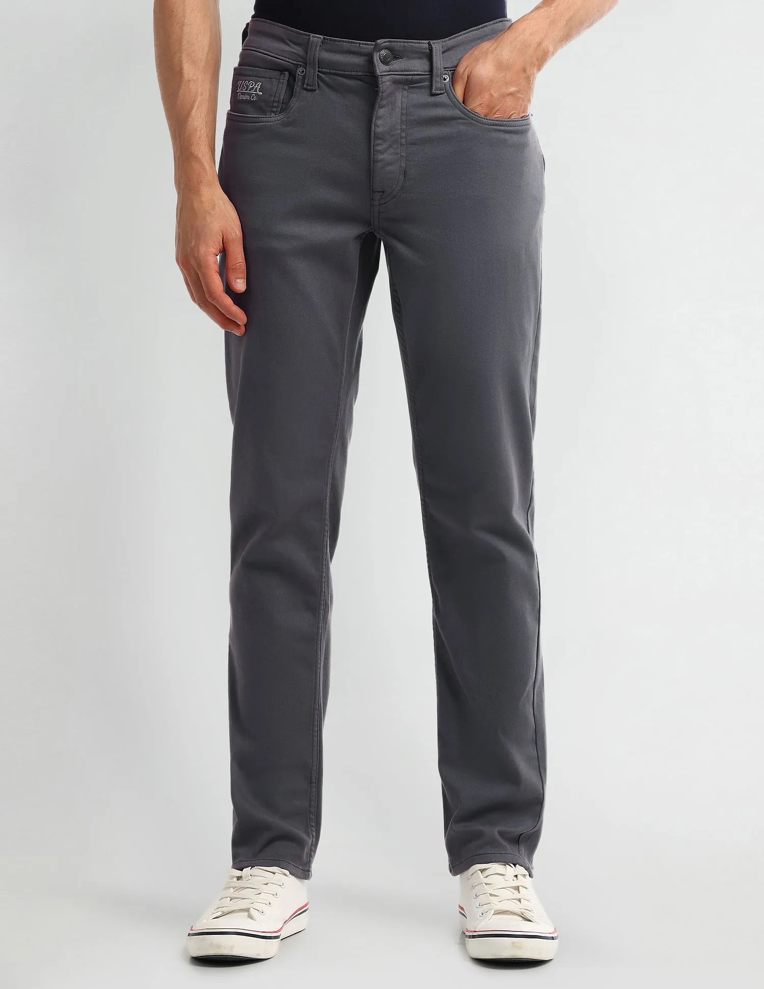 U.S. Polo Assn. Denim Co. Brandon Slim Fit Grey Jeans