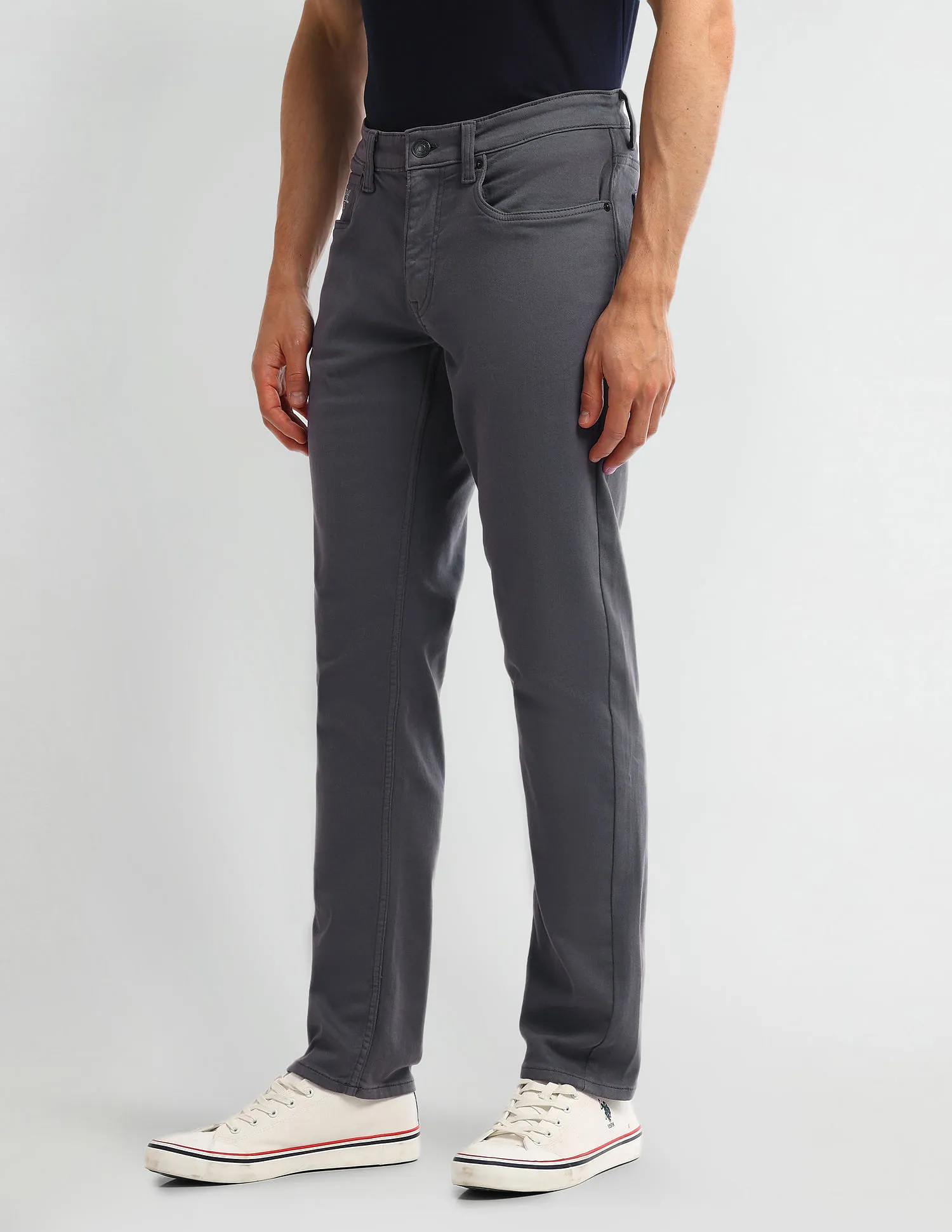 U.S. Polo Assn. Denim Co. Brandon Slim Fit Grey Jeans