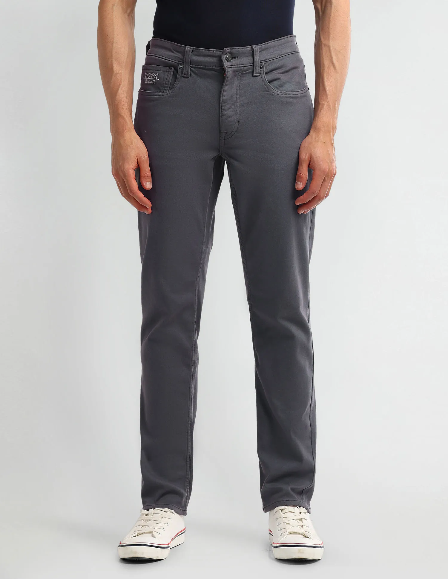 U.S. Polo Assn. Denim Co. Brandon Slim Fit Grey Jeans