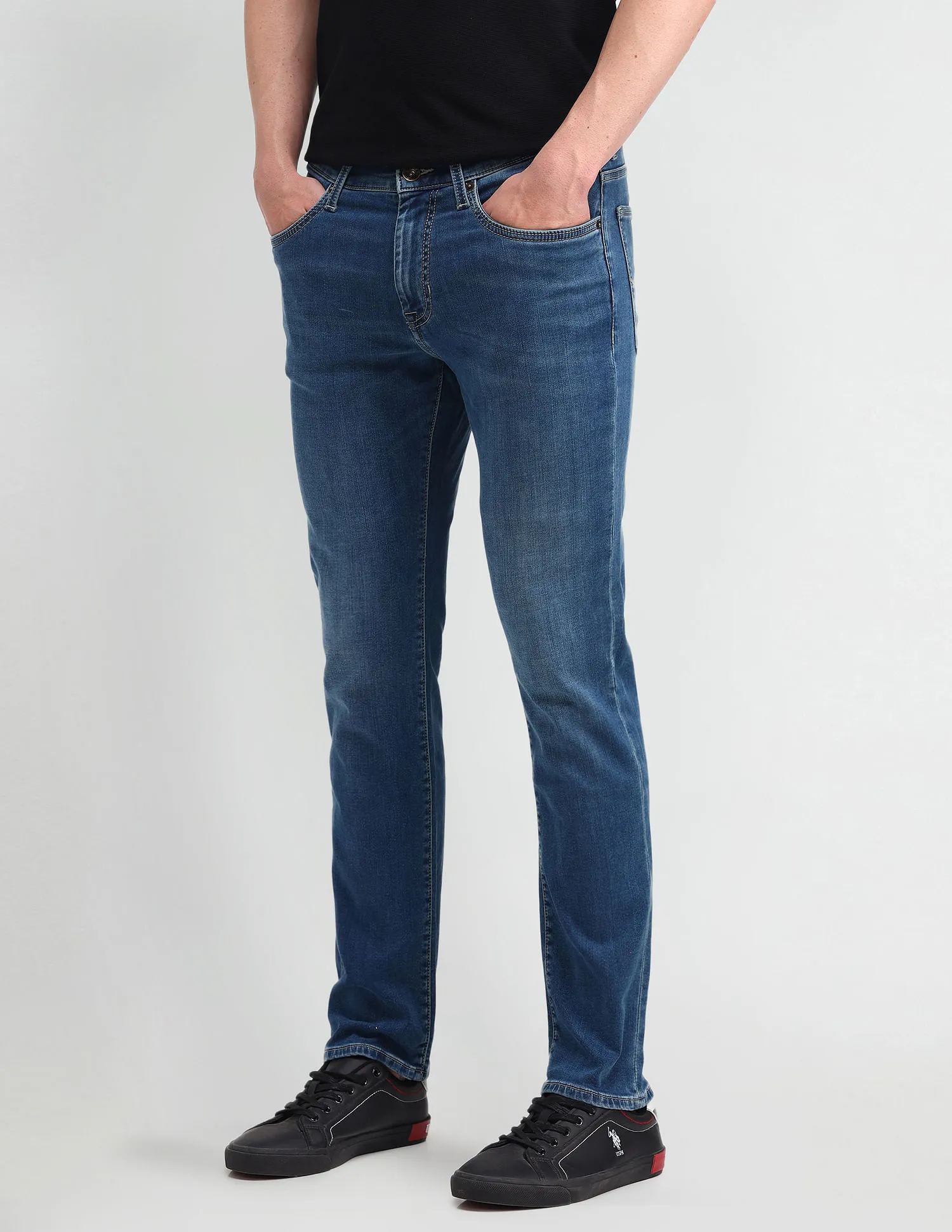 U.S. Polo Assn. Denim Co. Brandon Slim Tapered Fit Blue Jeans