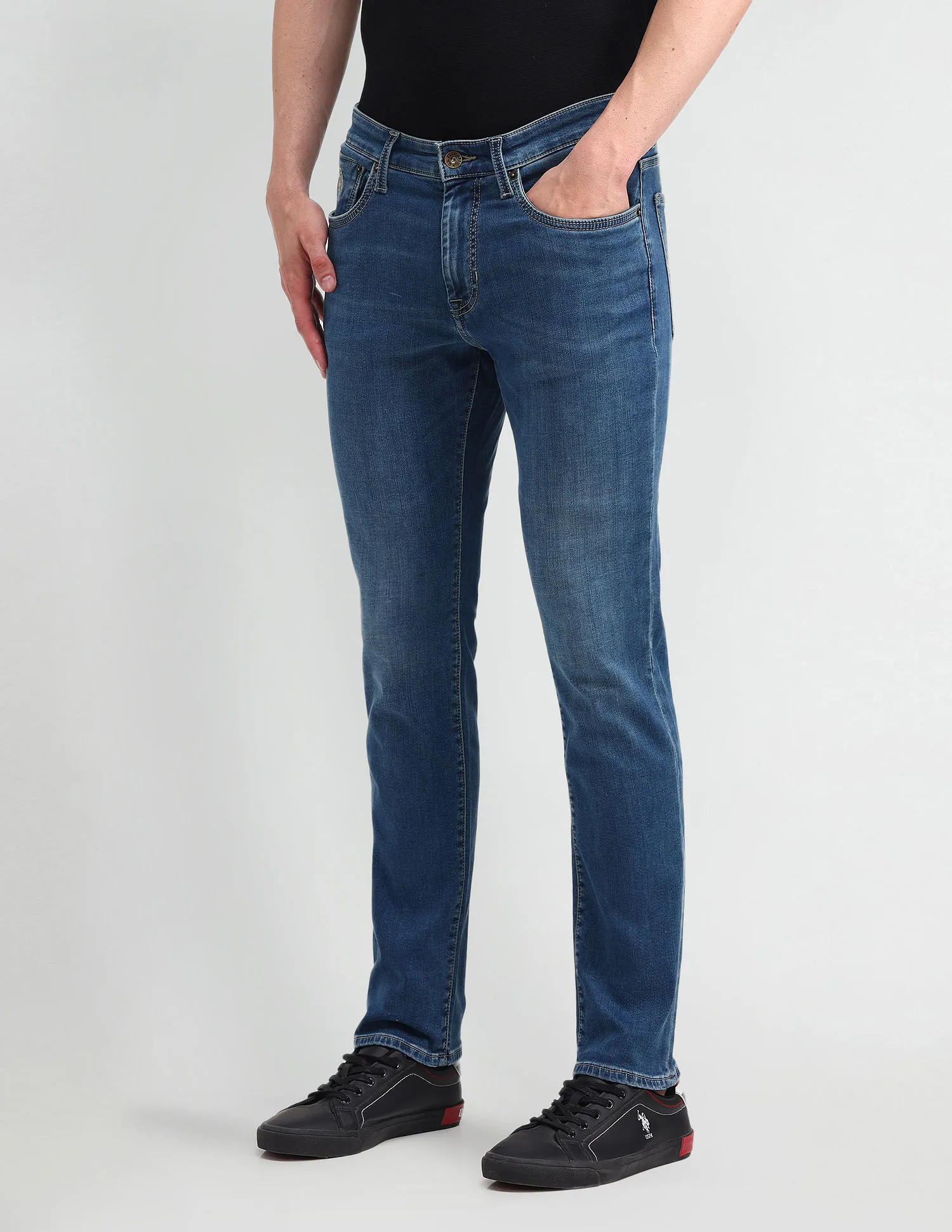 U.S. Polo Assn. Denim Co. Brandon Slim Tapered Fit Blue Jeans