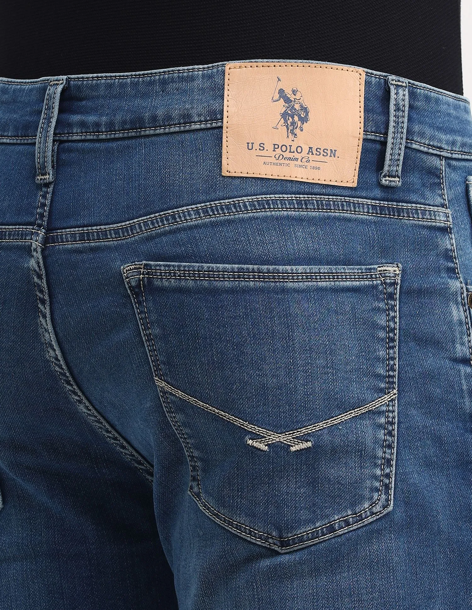 U.S. Polo Assn. Denim Co. Brandon Slim Tapered Fit Blue Jeans