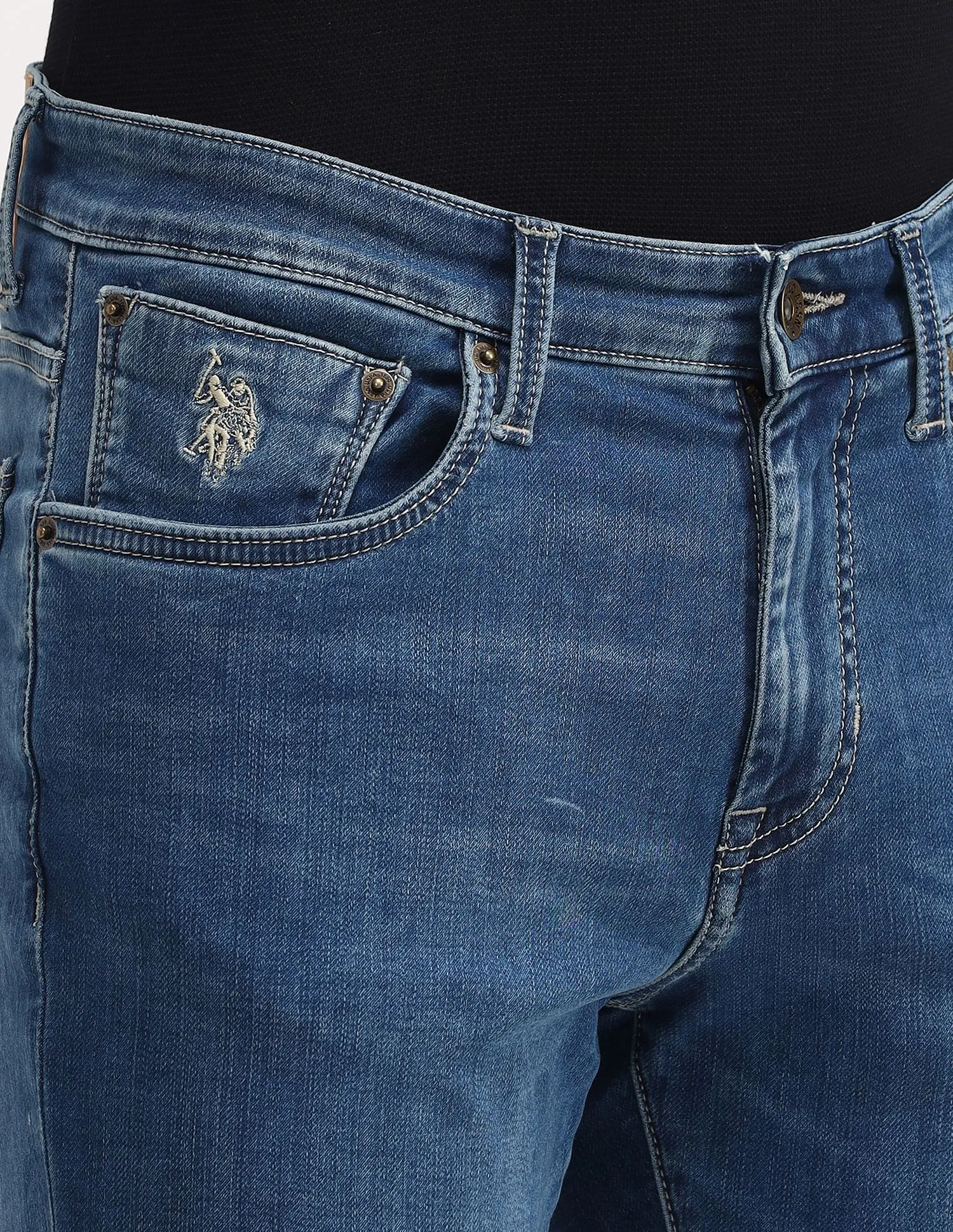 U.S. Polo Assn. Denim Co. Brandon Slim Tapered Fit Blue Jeans