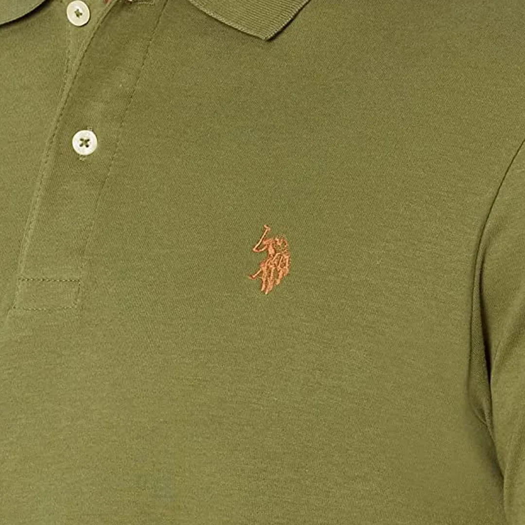 USPA ASSN Men Green Polo