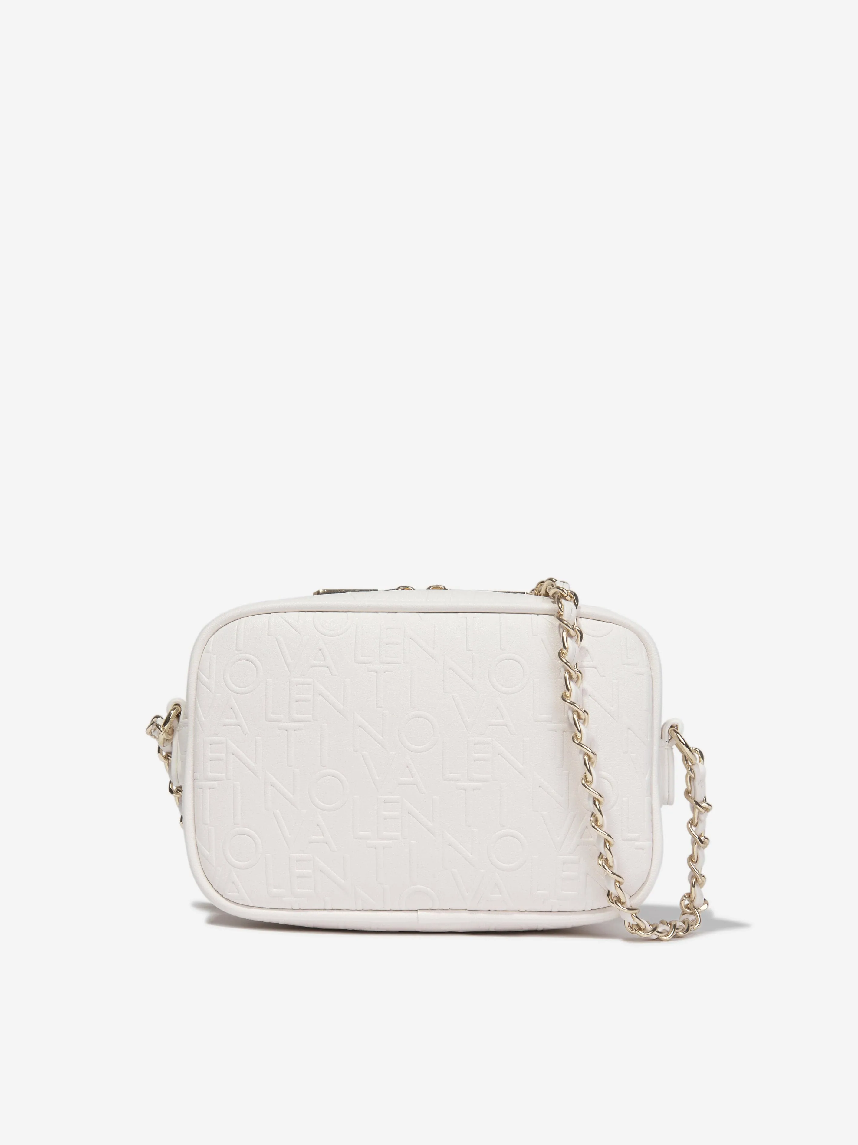 Valentino Girls Relax Camera Bag in White