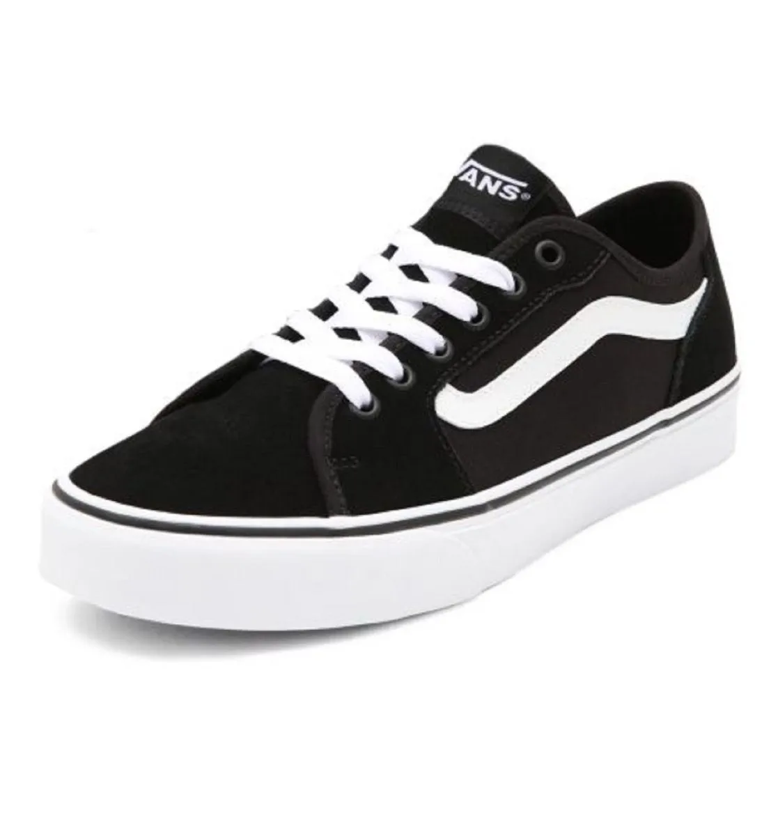 VANS Filmore Decon Suede Trainers Black White