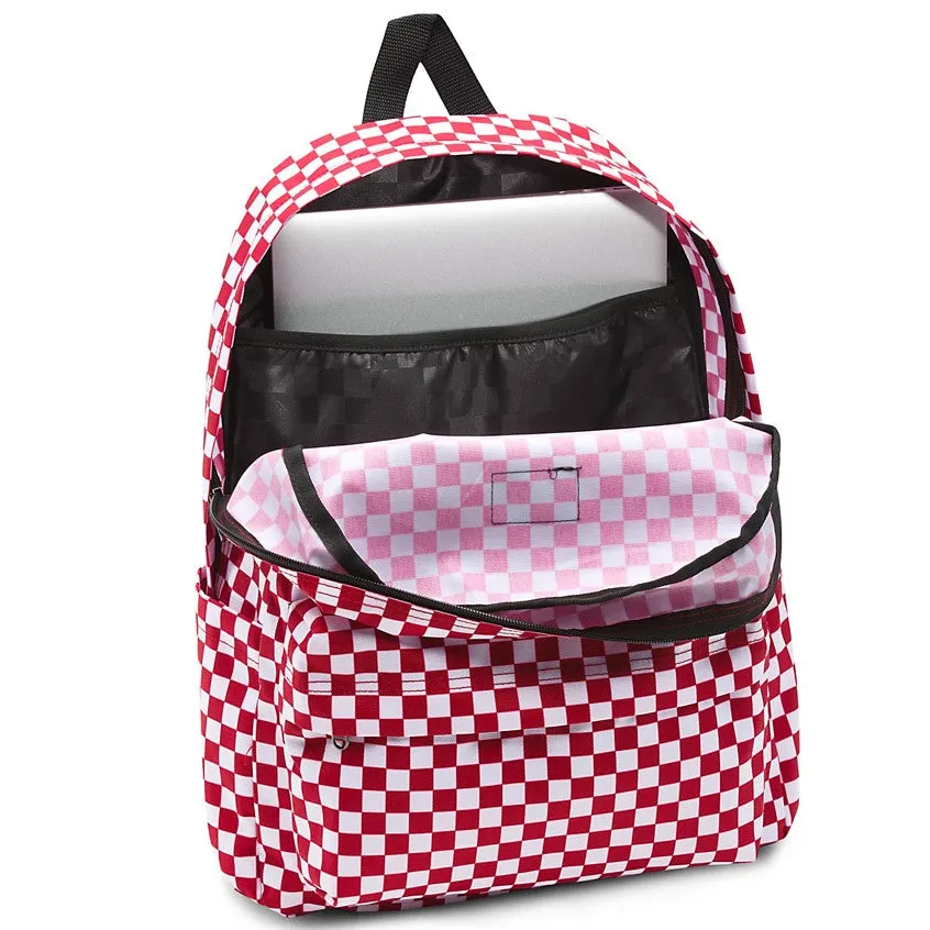 VANS Old Skool H2O Check Backpack - Red/White