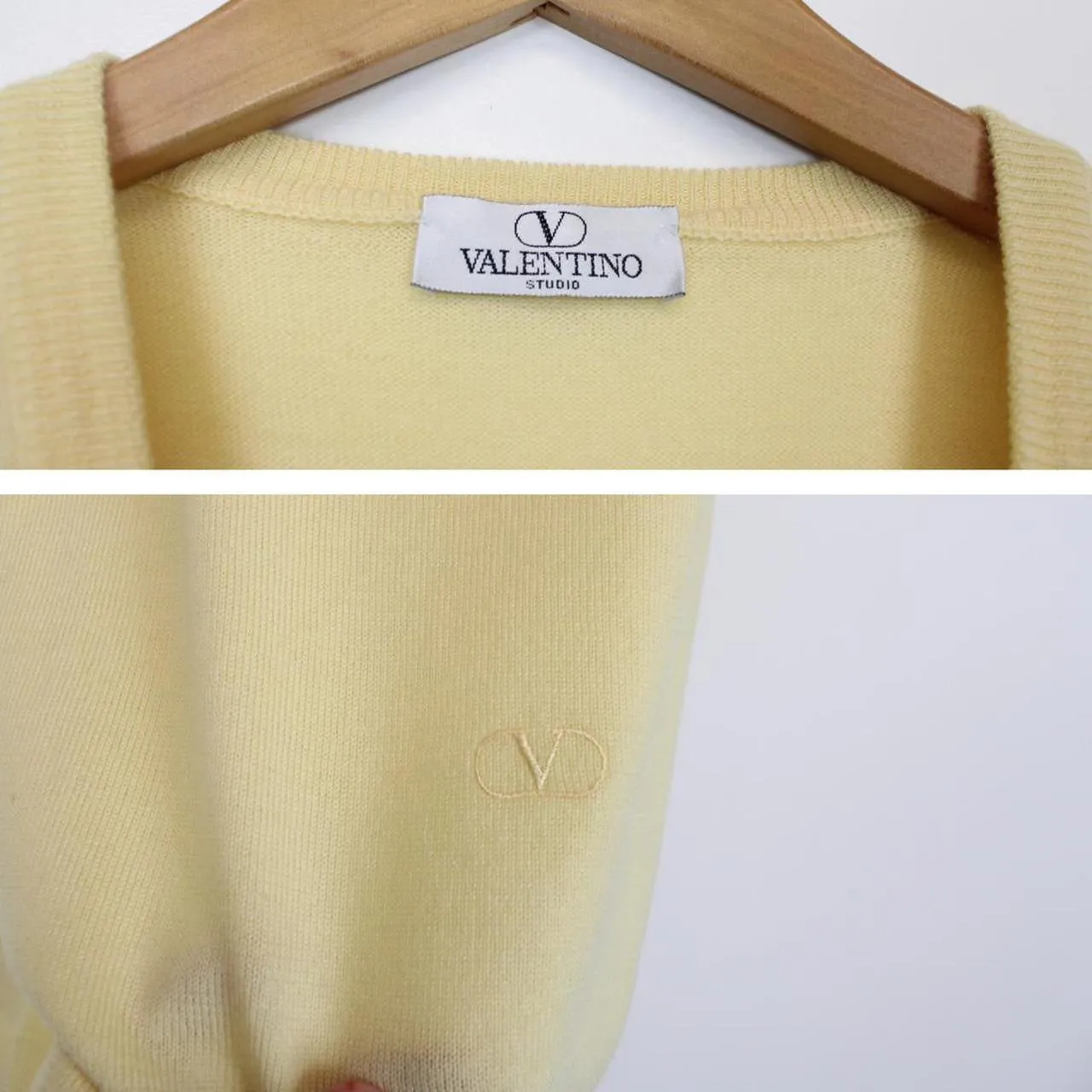 Vintage Valentino Wool Sweater Vest XL