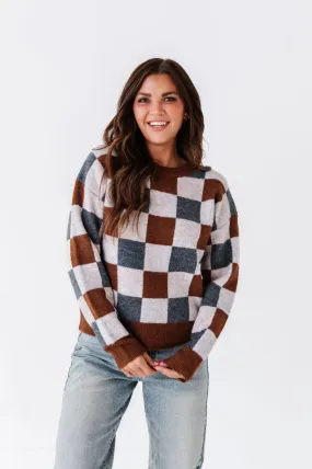 Wells Checkered Sweater