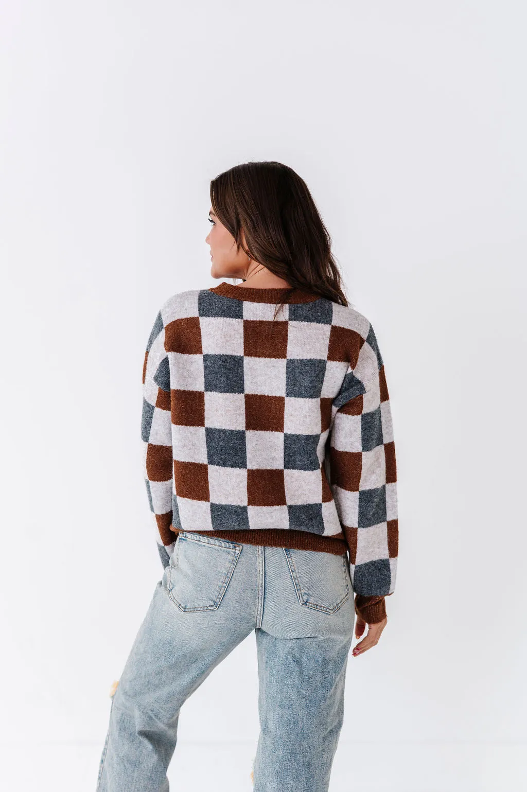 Wells Checkered Sweater