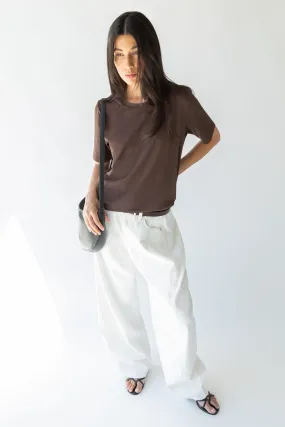 WIDE LEG PANTS WITH TAPER