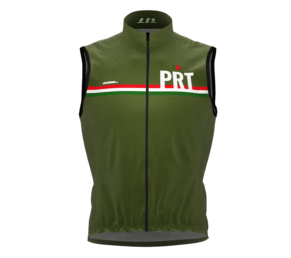 Wind Breaker Cycling Running Sports Vest Portugal Country Code for Men And Women