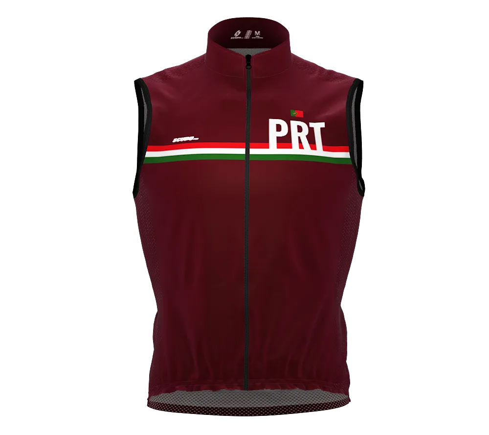 Wind Breaker Cycling Running Sports Vest Portugal Country Code for Men And Women