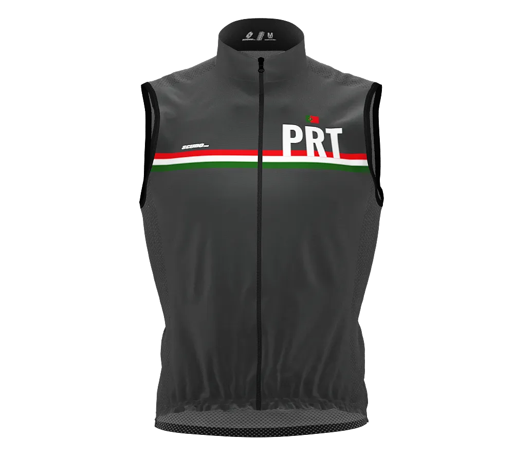 Wind Breaker Cycling Running Sports Vest Portugal Country Code for Men And Women