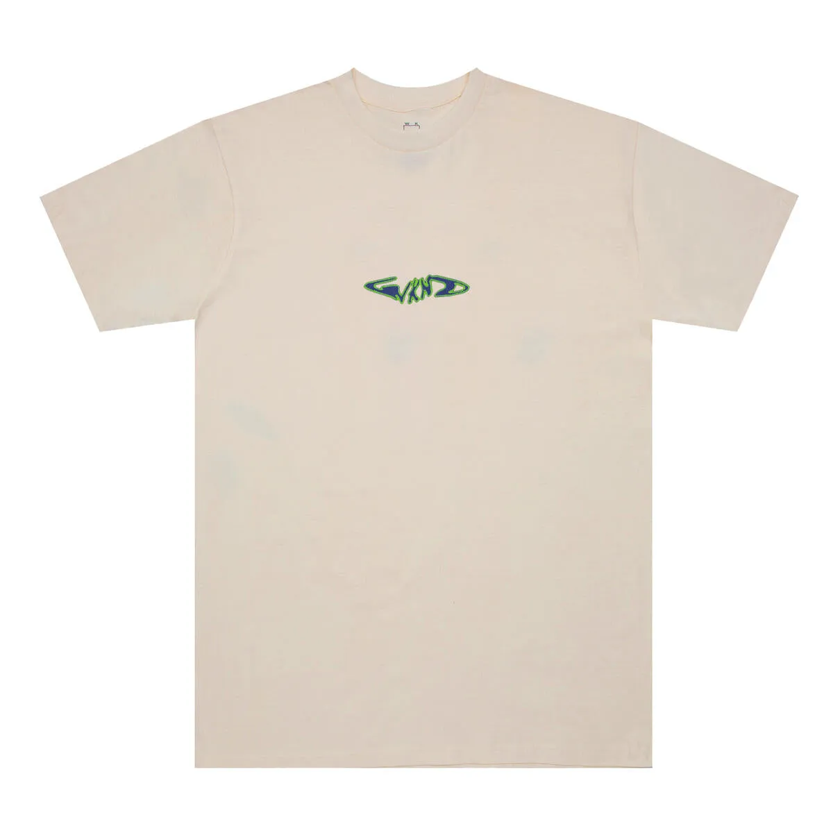 WKND SKATEBOARDS FISHBONE EMBROIDERED TEE SAND